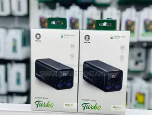 Turbo Power Bank 20000mah Green Lion