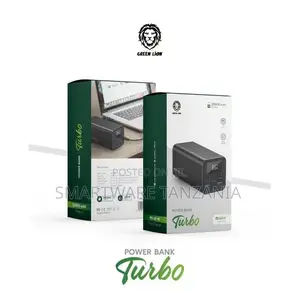 Green Lion Turbo Power Bank PD 65W 20000 Mah – Black
