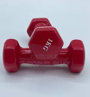 1kg Dumbell Set With Rubber Surface
