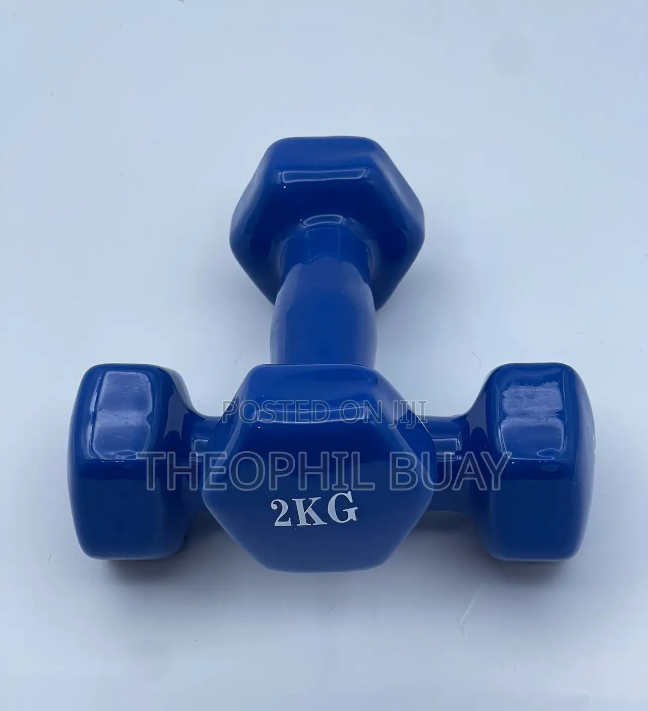 2kg Dumbell Set With Rubber Surface