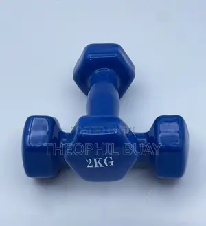 2kg Dumbell Set With Rubber Surface