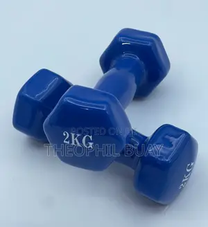 2kg Dumbell Set With Rubber Surface
