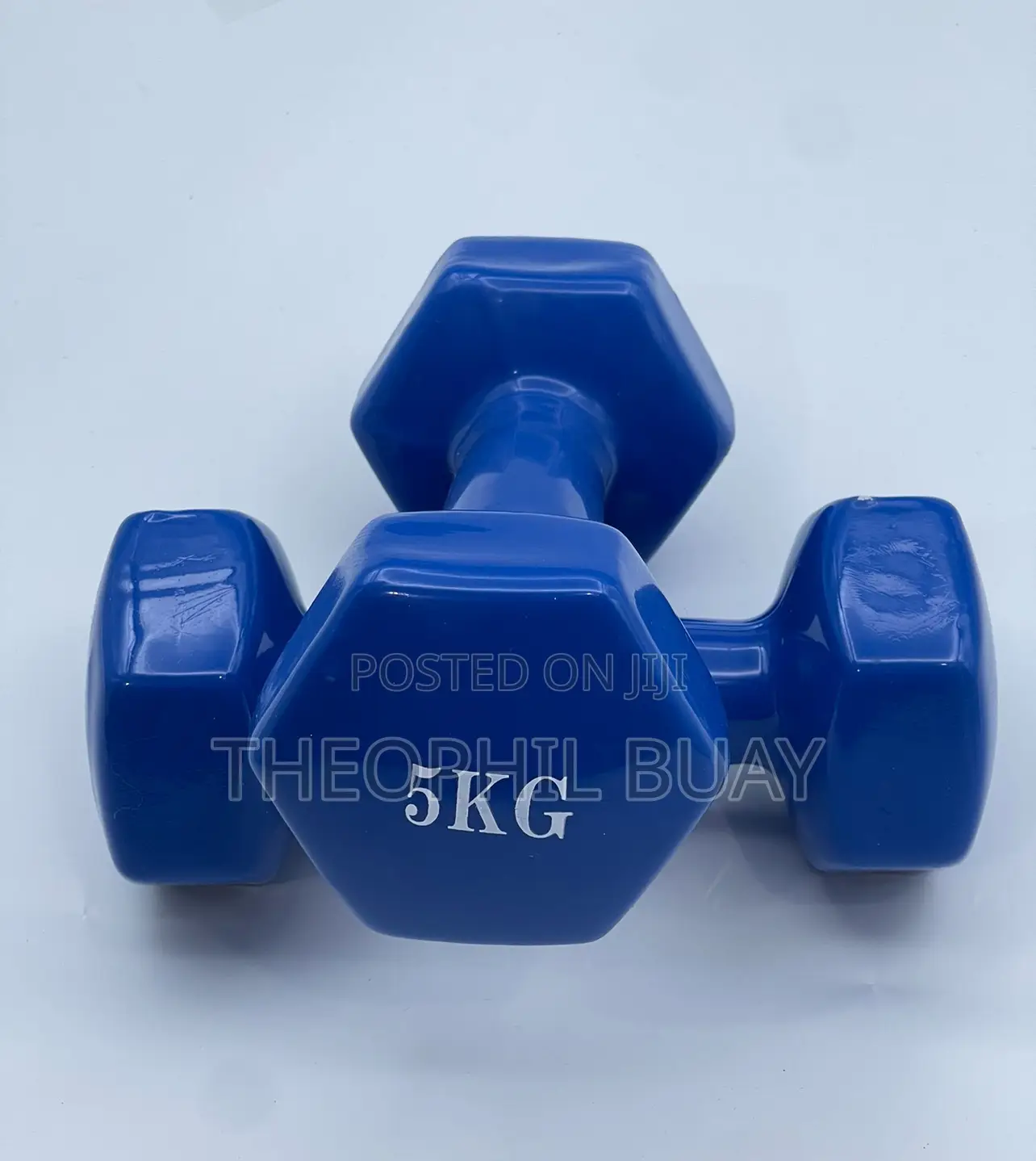5kg Dumbell Pair/Set With Rubber Surface