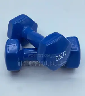 5kg Dumbell Pair/Set With Rubber Surface