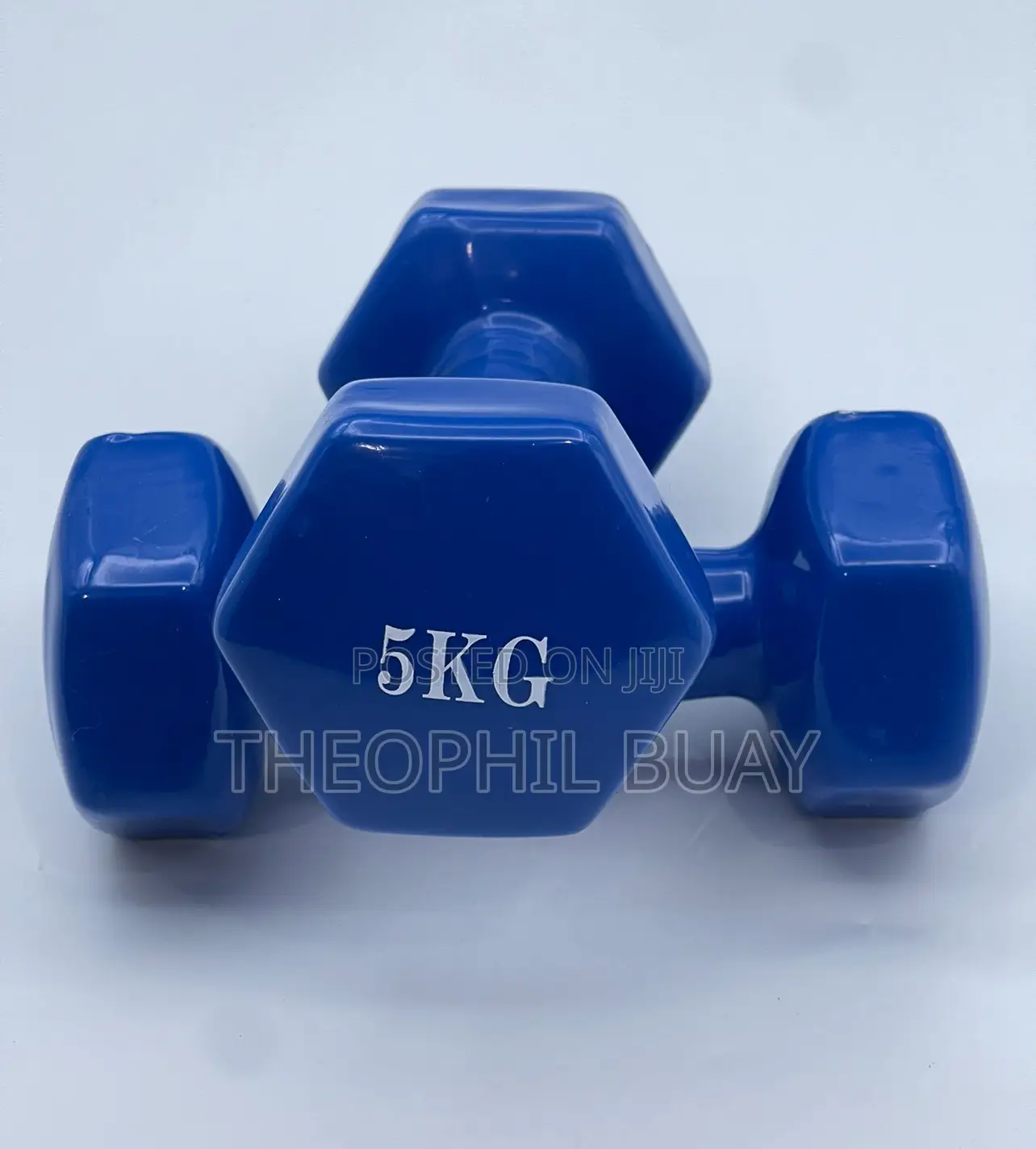 5kg Dumbell Pair/Set With Rubber Surface