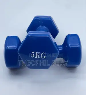 5kg Dumbell Pair/Set With Rubber Surface