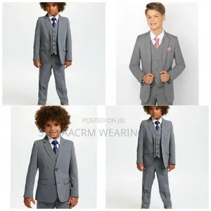 Official Grey Kids Suits| Suti Ya Grey Ya Mtoto
