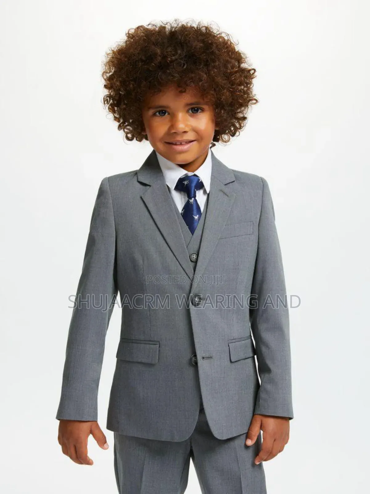 Official Grey Kids Suits| Suti Ya Grey Ya Mtoto