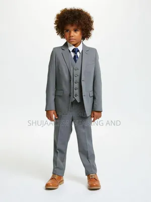 Official Grey Kids Suits| Suti Ya Grey Ya Mtoto