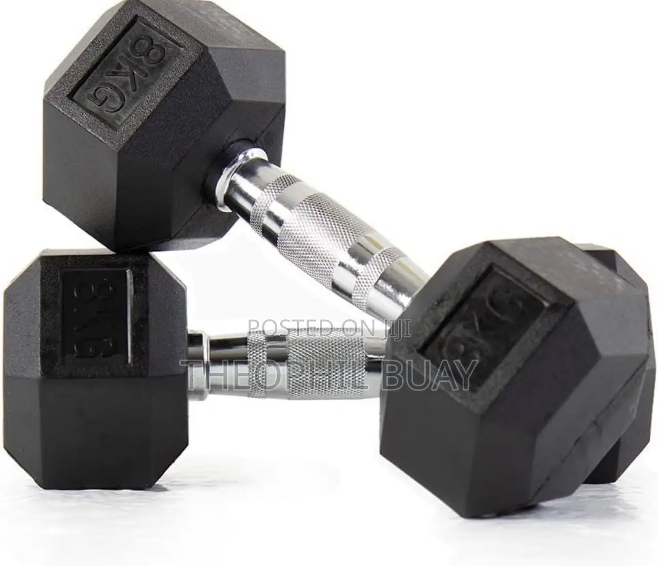 Top Quality Hex Dumbells 8kgs