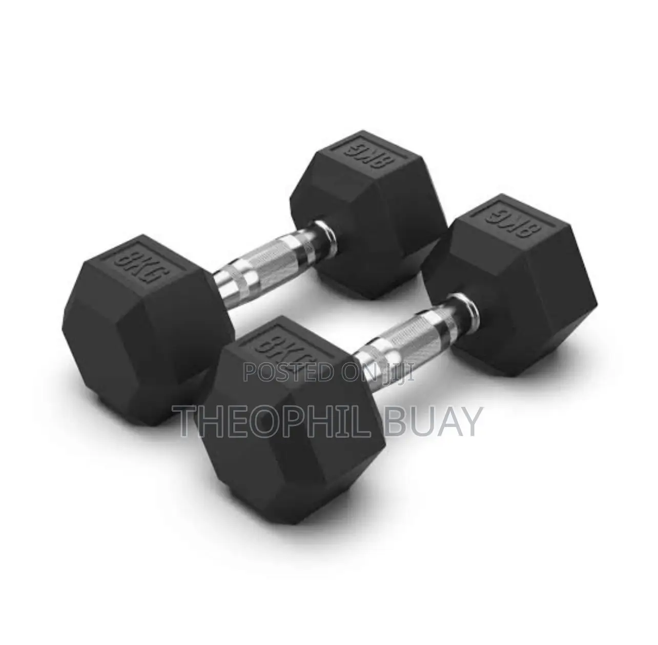 Top Quality Hex Dumbells 8kgs
