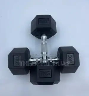 7kgs Top Quality Hex Dumbells
