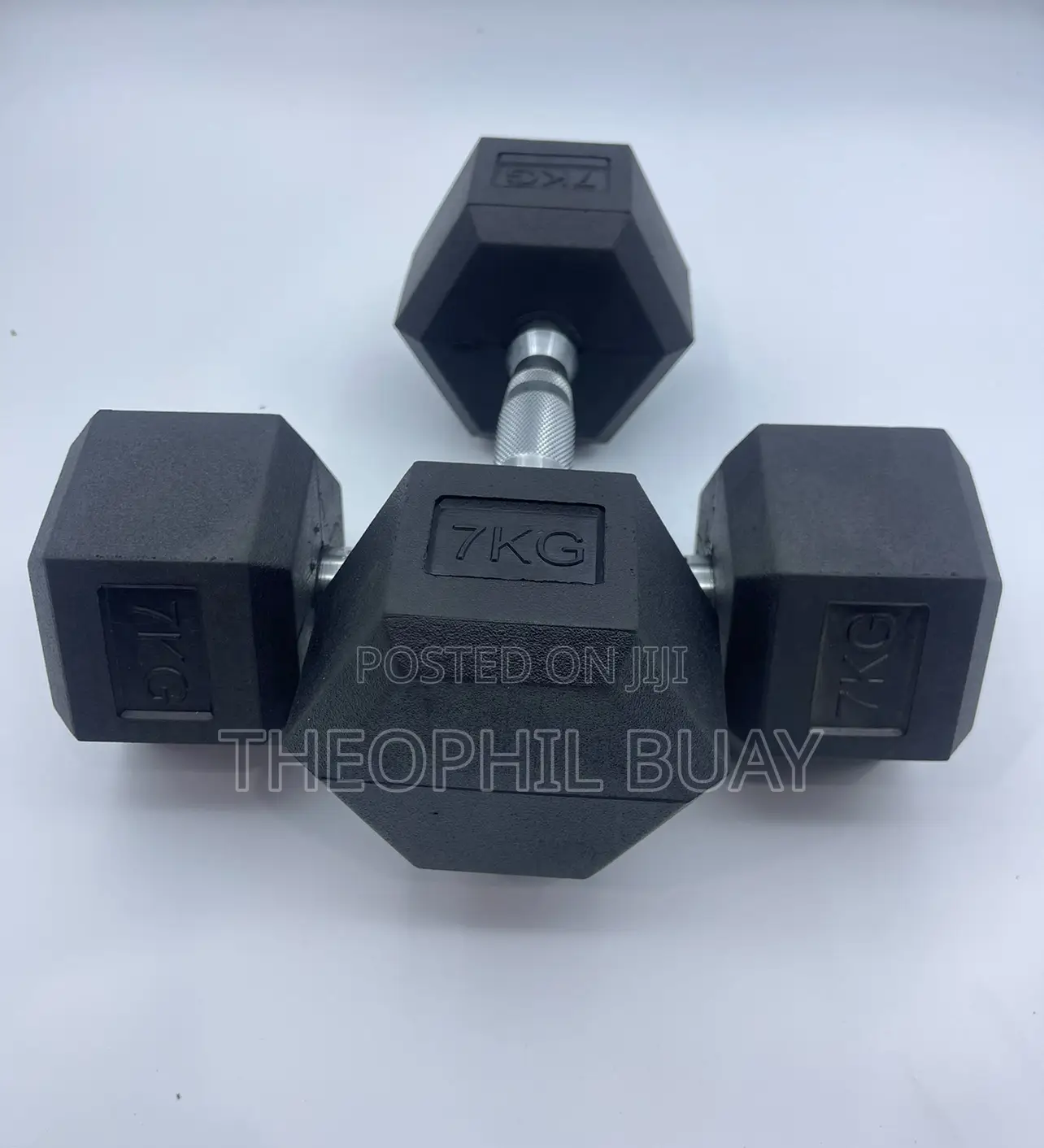 7kgs Top Quality Hex Dumbells