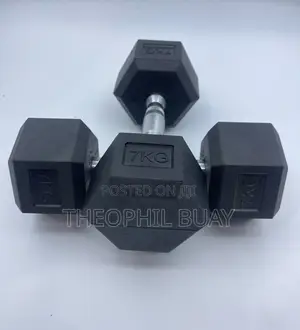 7kgs Top Quality Hex Dumbells