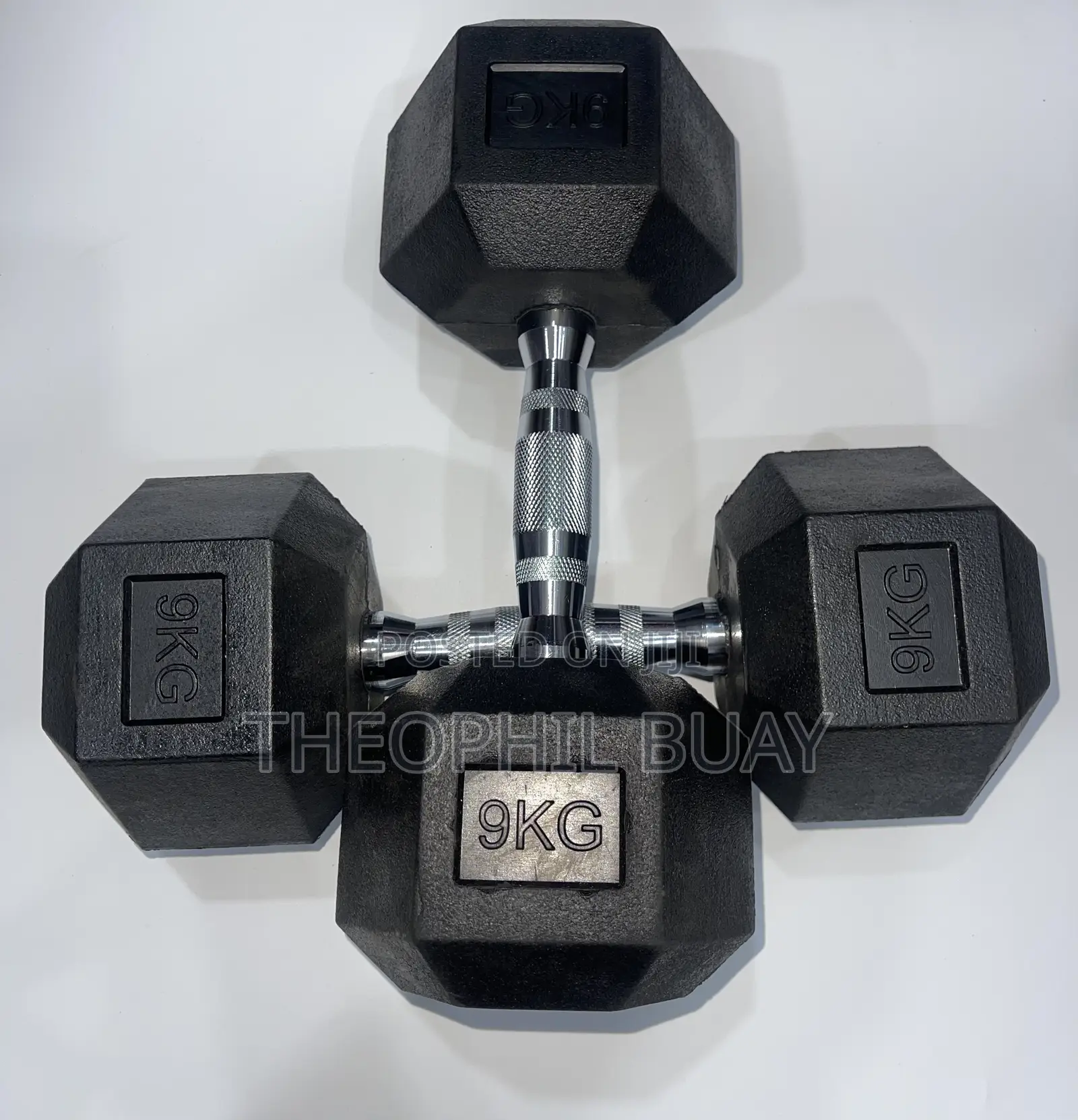 9kgs Pair of Supper Quality Hex Dumbells