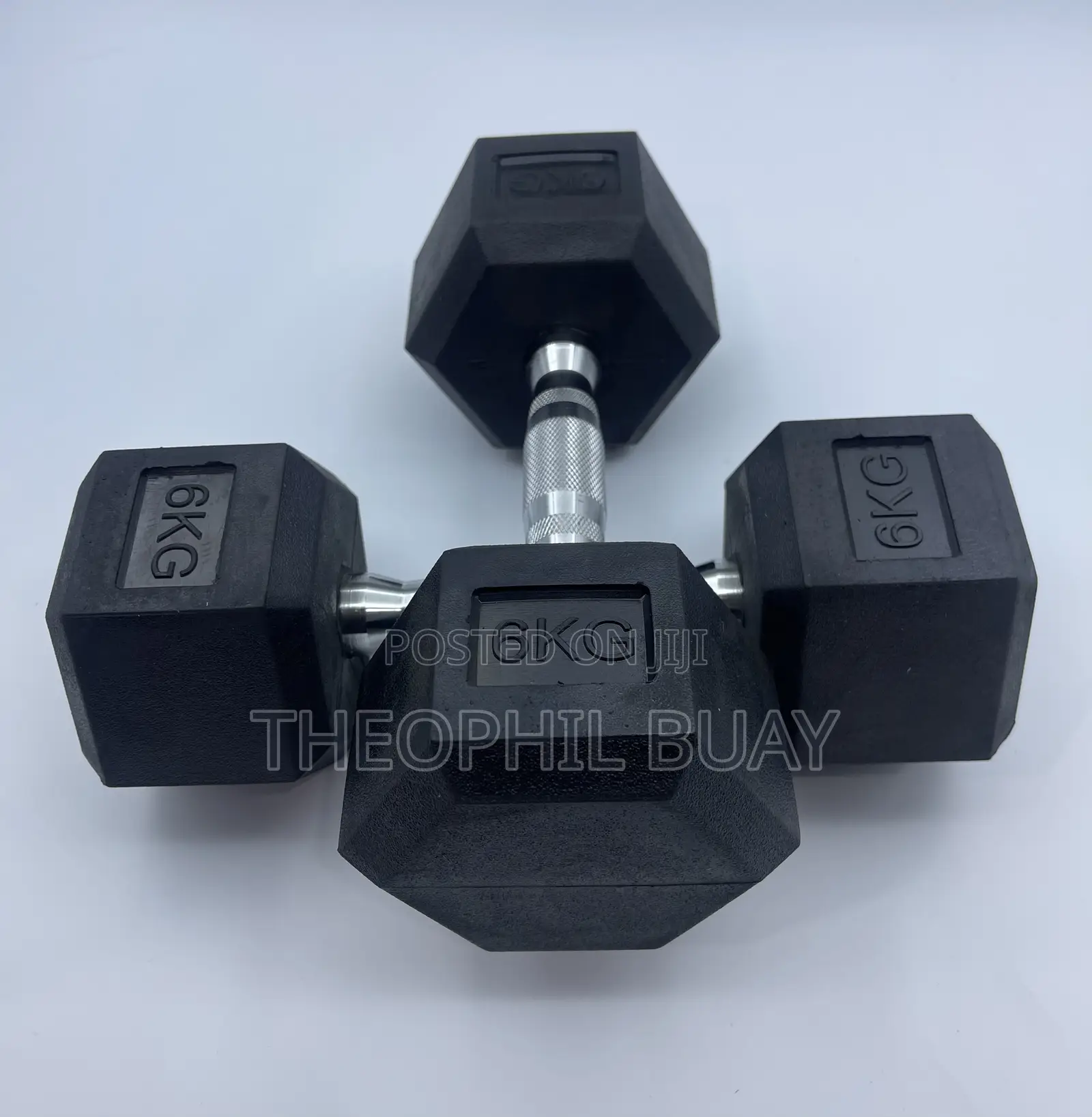 6kgs Pair of Supper Quality Hex Dumbells