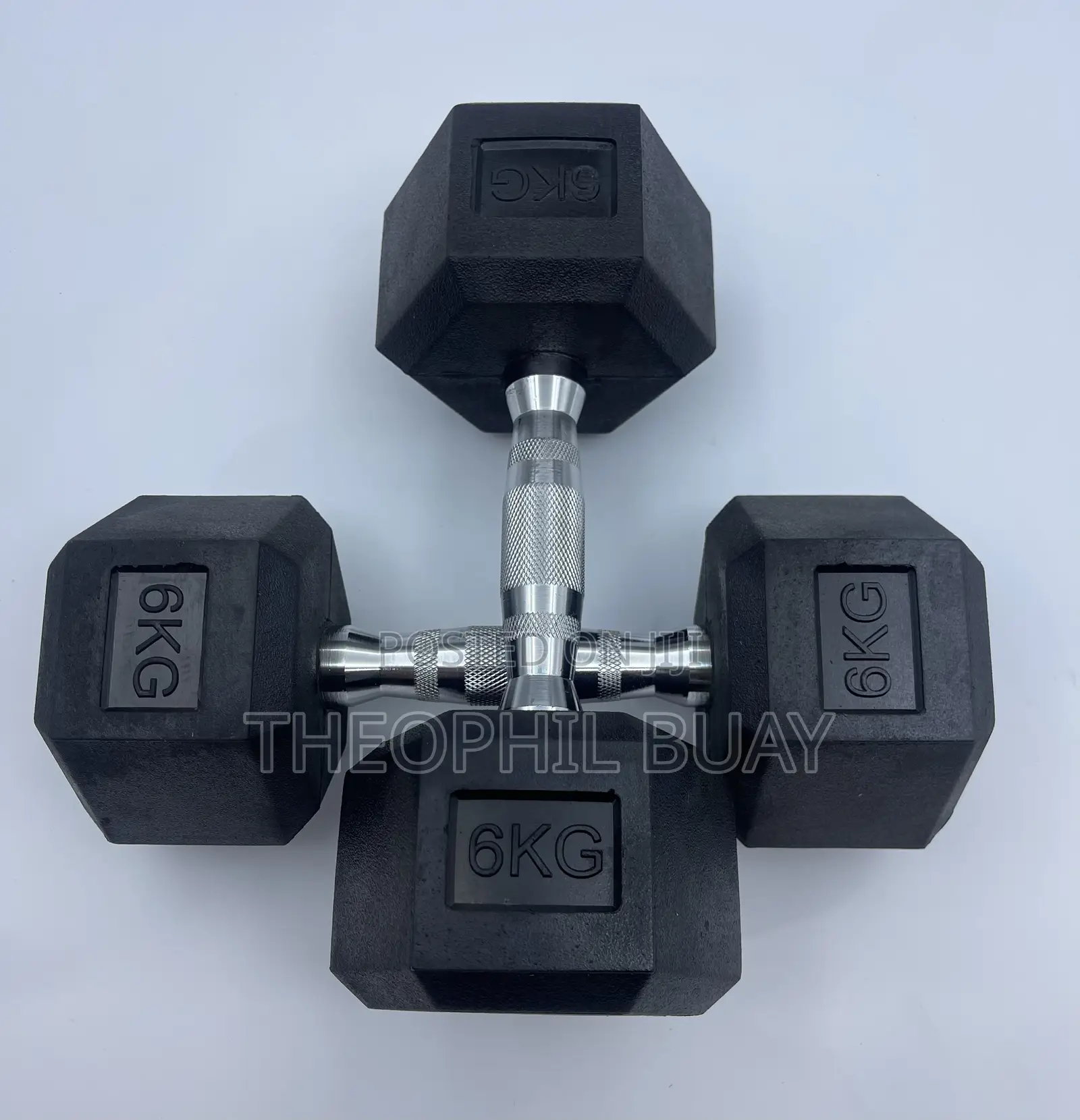 6kgs Pair of Supper Quality Hex Dumbells