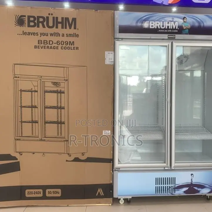 Bruhm Beverage Cooler 609litres Double Door