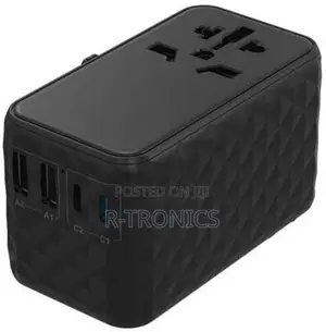 Powerology 100w PD Gan Univeral Travel Adapter Super Charger