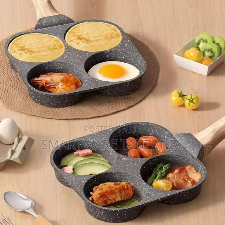 Non-stick Frying Pan With 4 Hole