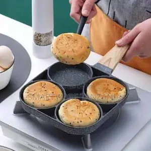 Pancake Pan 4 Holes Fried Egg Burger Pan Breakfast Pancake