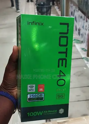 New Infinix Note 40 Pro Plus 5G 256 GB Black