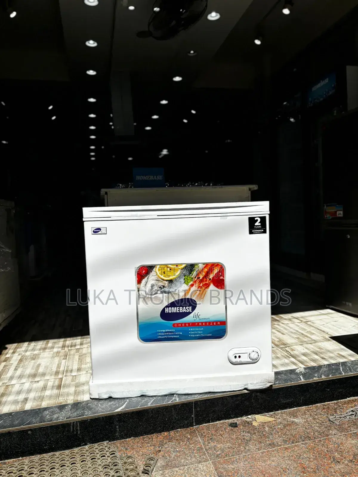 Homebase Chest Freezer 157L