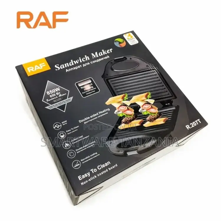 Sandwich Maker 4 Slice R.207S – Double Sided Uniform Heating