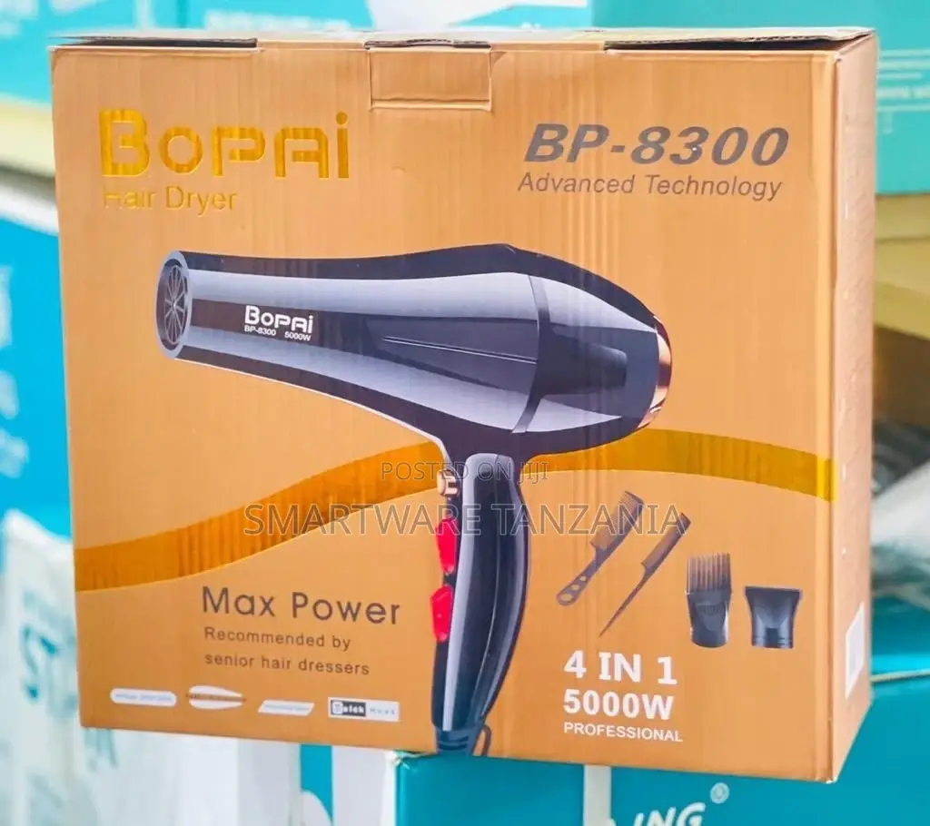 Professional Hair Dryer Powerful AC Motor, Hot Cold Wind