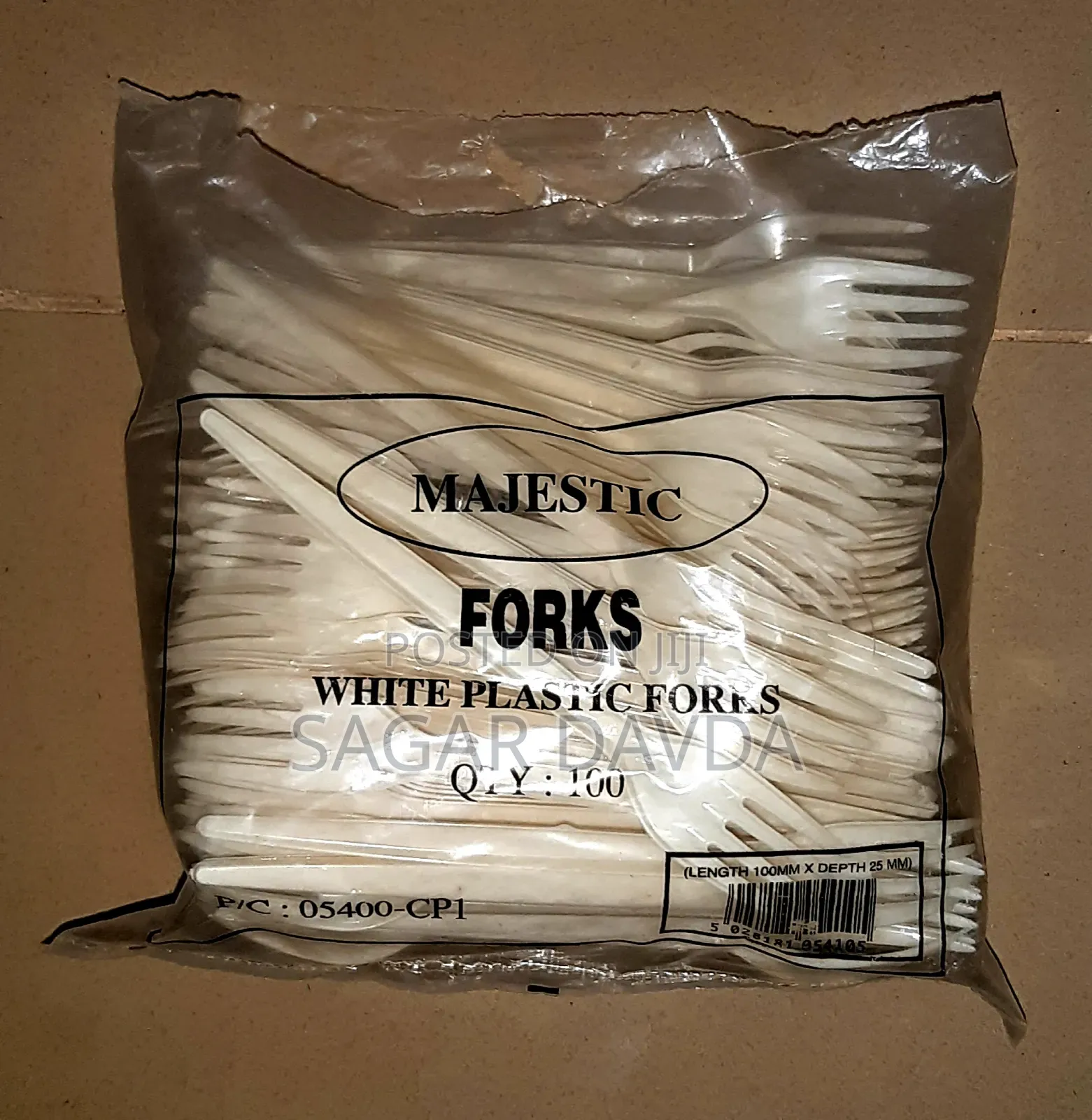 Disposable Teaspoons Forks - 100 PCS