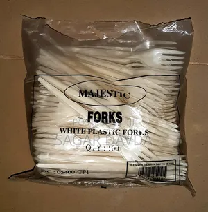 Disposable Teaspoons Forks - 100 PCS
