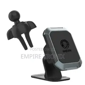 Green Lion 2 In 1 Magnetic Car Phone Holder