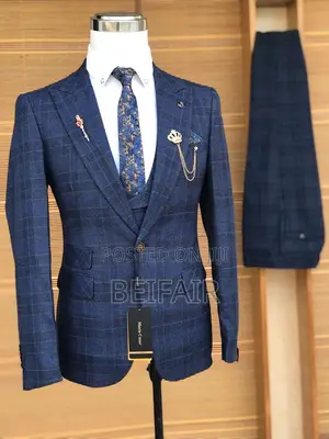 Suti Za Kiume | Men's Suits | Draft | Blue