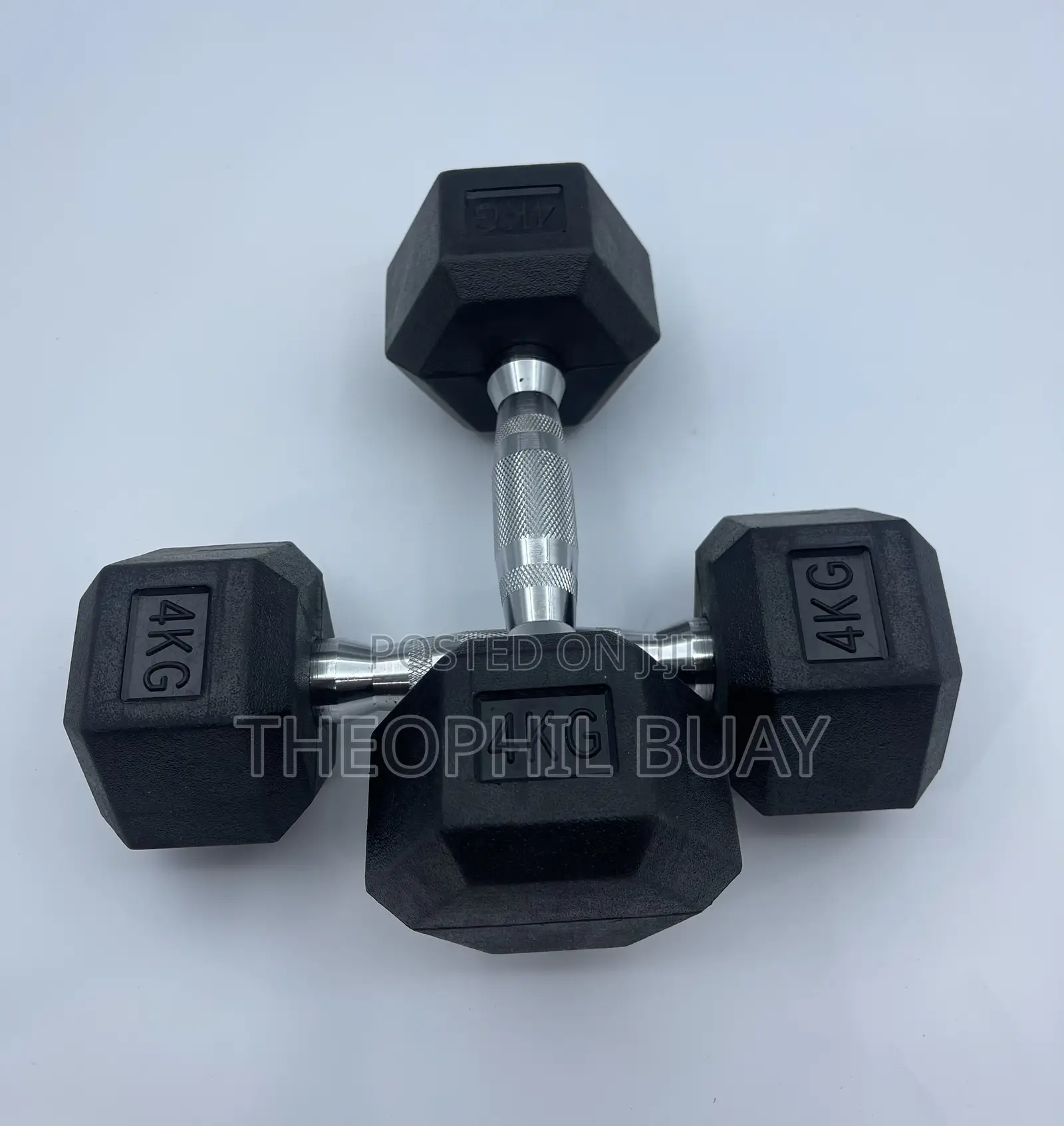 4kgs Pair of Supper Quality Hex Dumbells