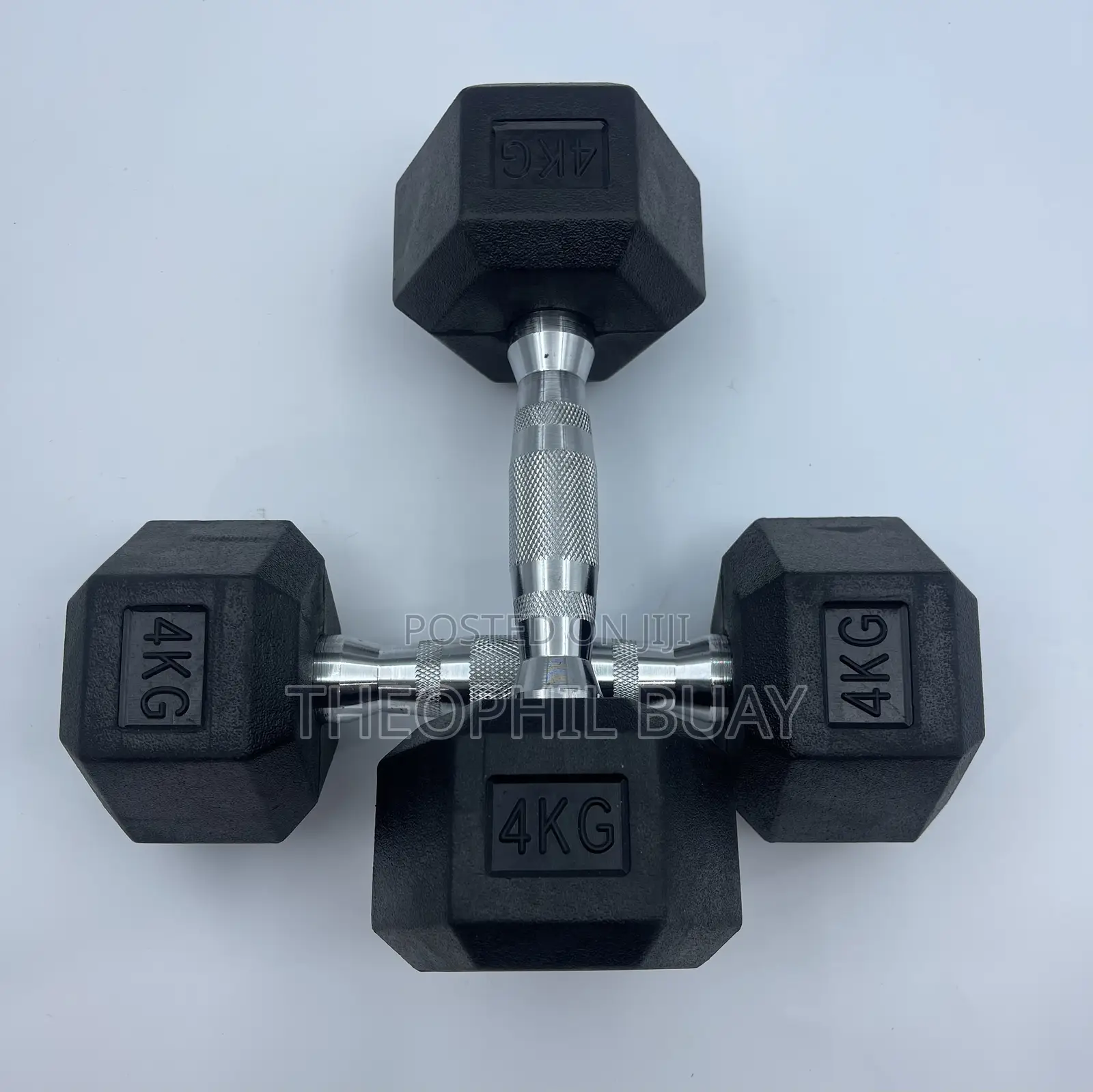 4kgs Pair of Supper Quality Hex Dumbells