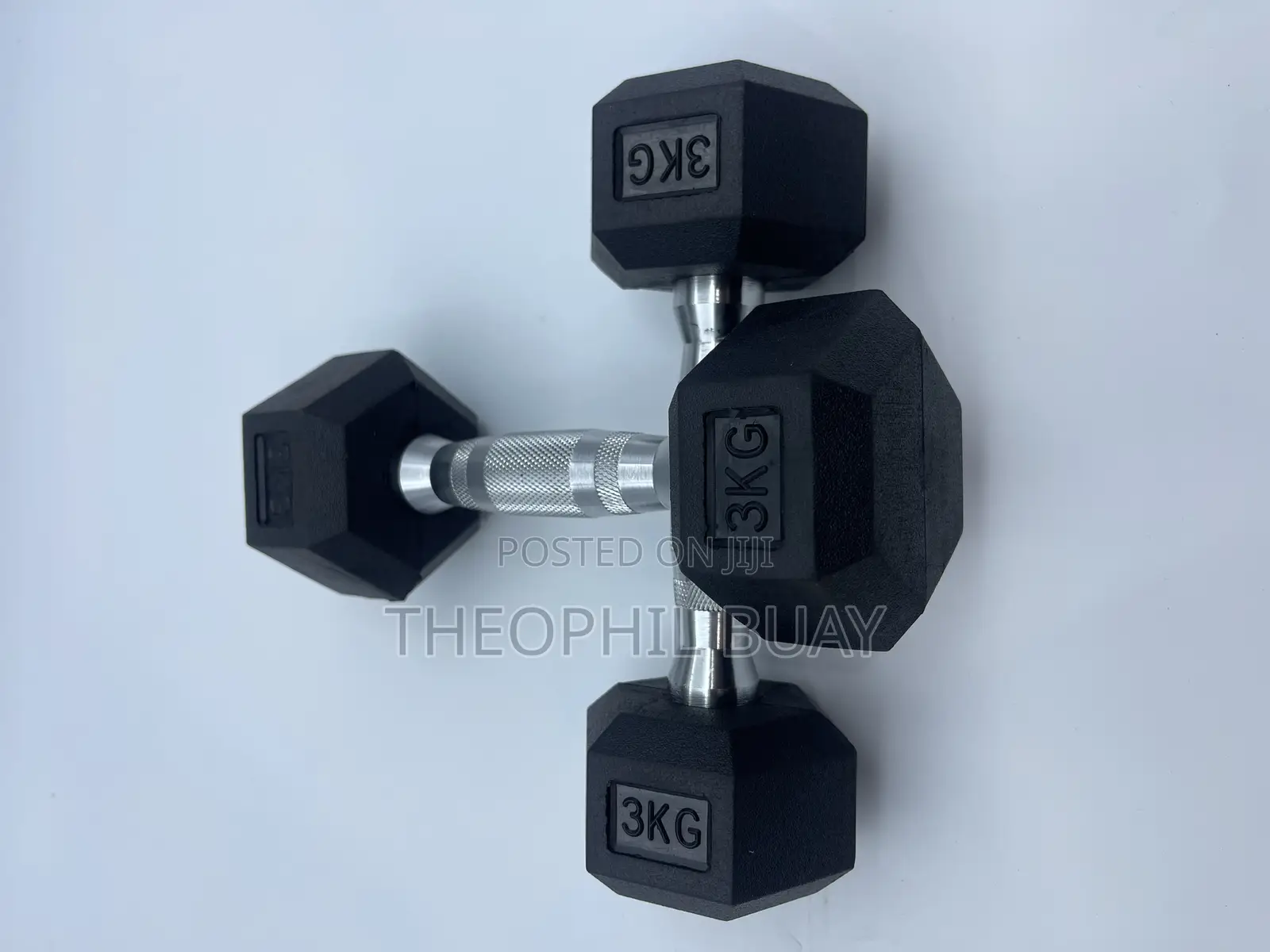 3kgs Pair of Supper Quality Hex Dumbells