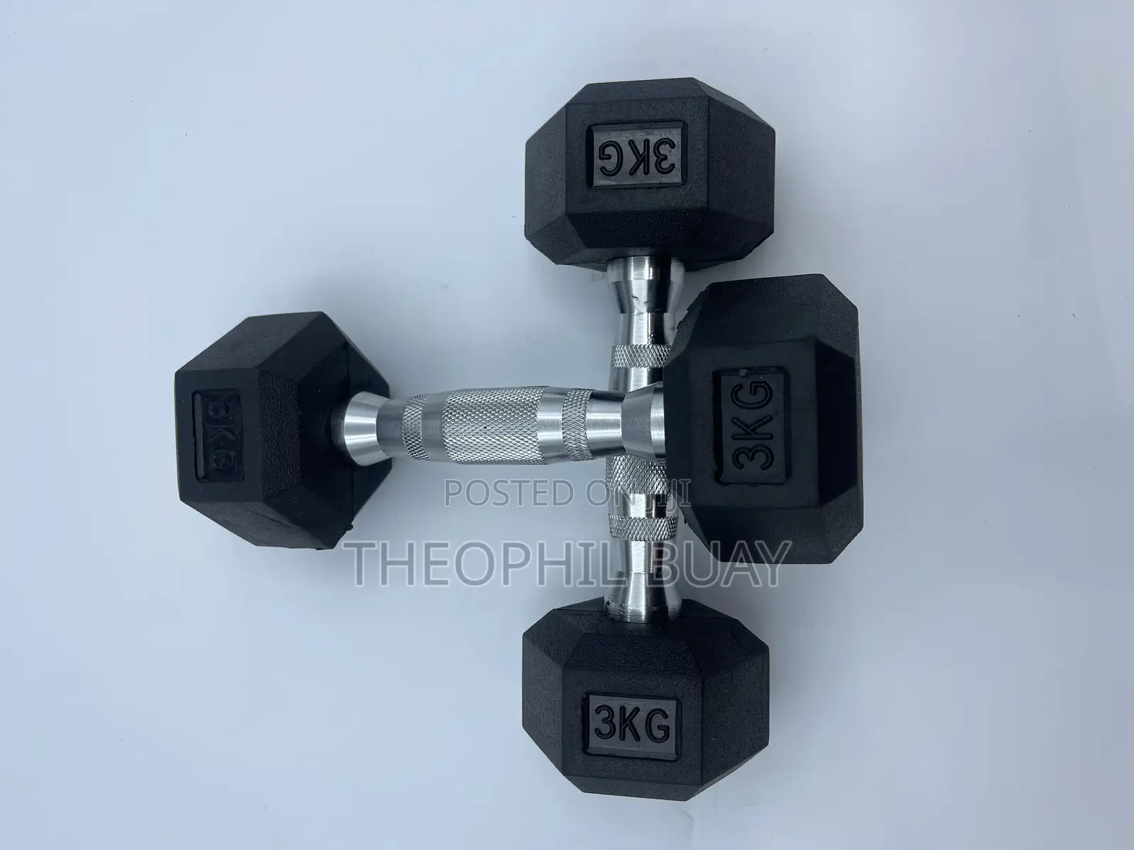 3kgs Pair of Supper Quality Hex Dumbells