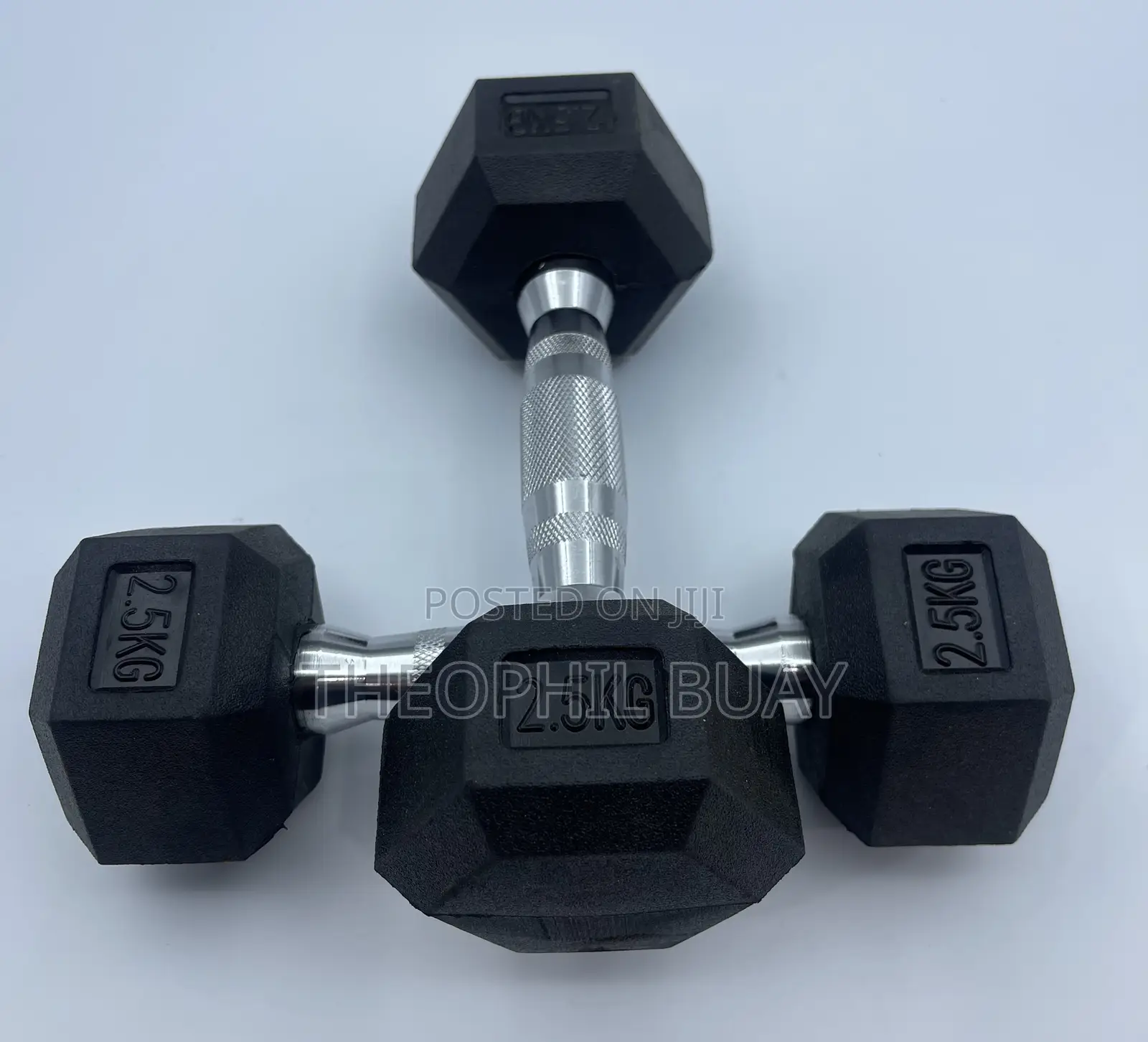 2.5kgs Pair of Supper Quality Hex Dumbells