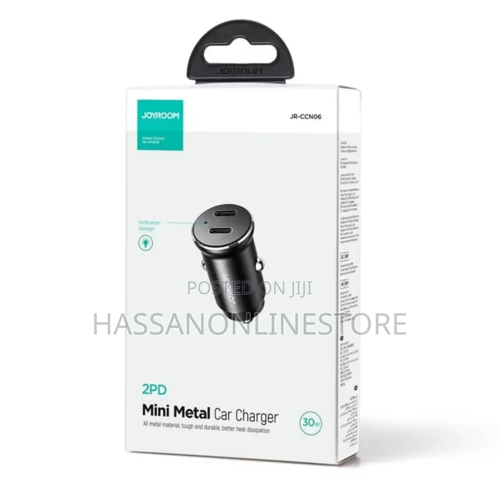 Joyroom JR-CCN06 30W 2C Mini Metal Car Charger