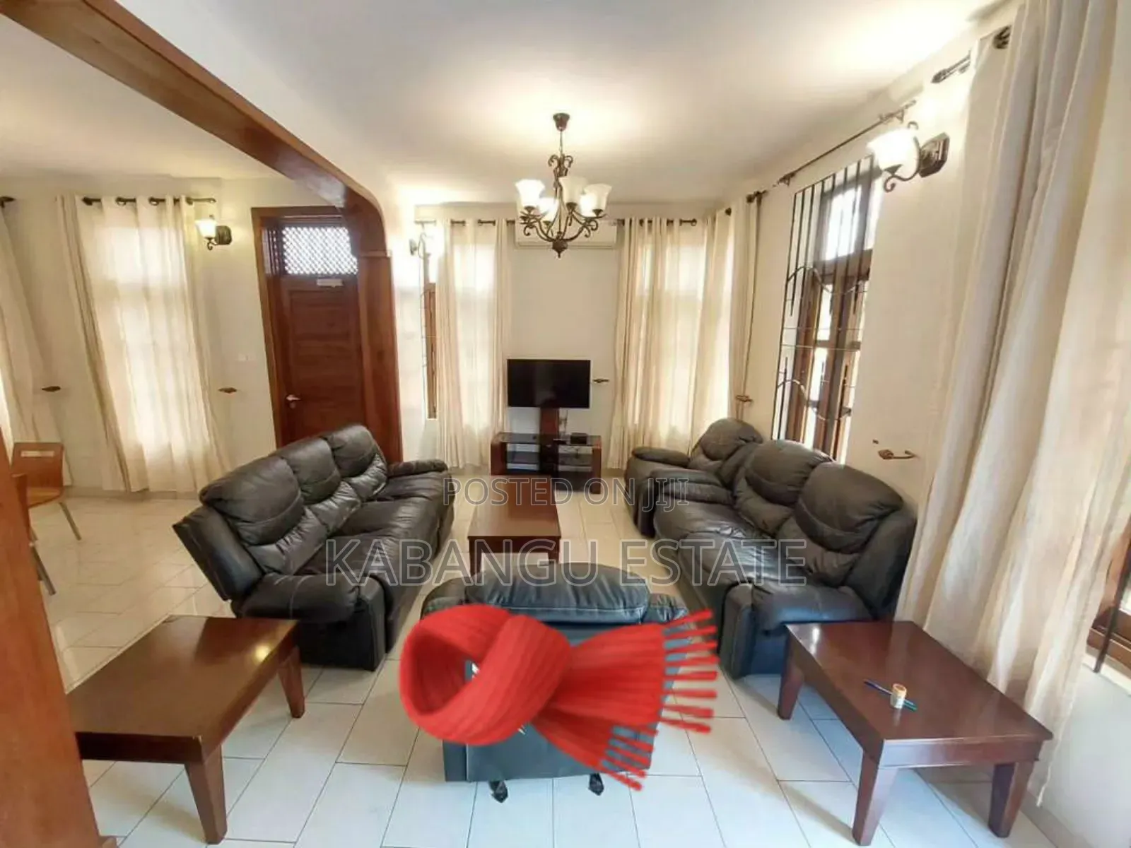 Furnished 3bdrm Villa in Mwenge Tra, Kinondoni for rent