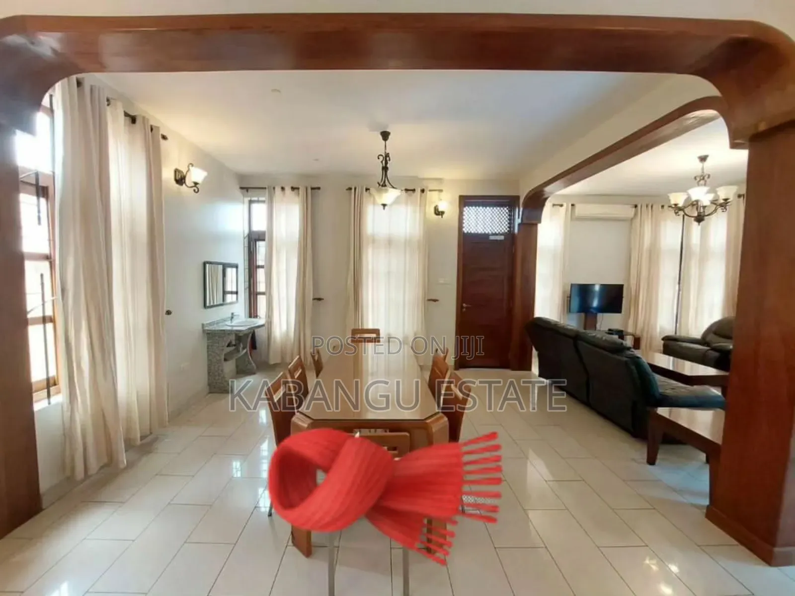 Furnished 3bdrm Villa in Mwenge Tra, Kinondoni for rent