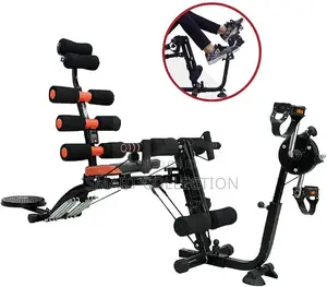 Six Pack Complete Home Gym With Bicycle Twister