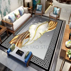 3D Velvety Carpet of 2024/Ft 7*8/Home Office Uses
