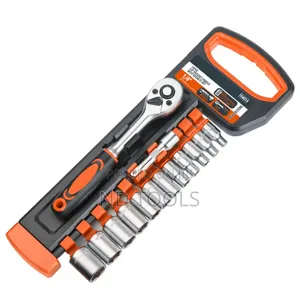 Socket And Handle Set 3/8