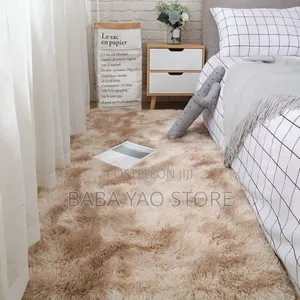 3D Fur Bedside Rug Ft 6*7/Bedside Carpet/Home Office Uses