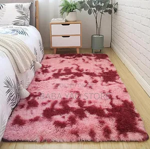 3D Fur Bedside Rug Ft 6*7/Bedside Carpet/Home Office Uses