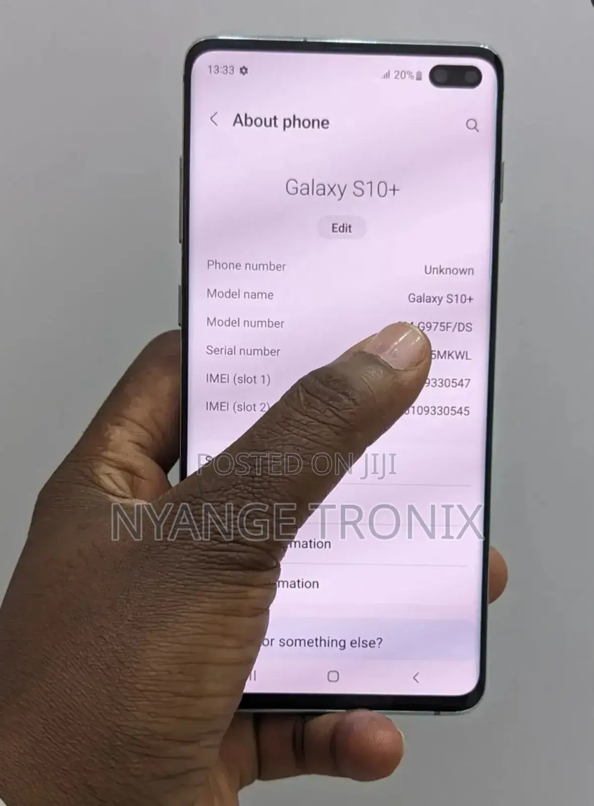 Samsung Galaxy S10 Plus 128 GB Gray