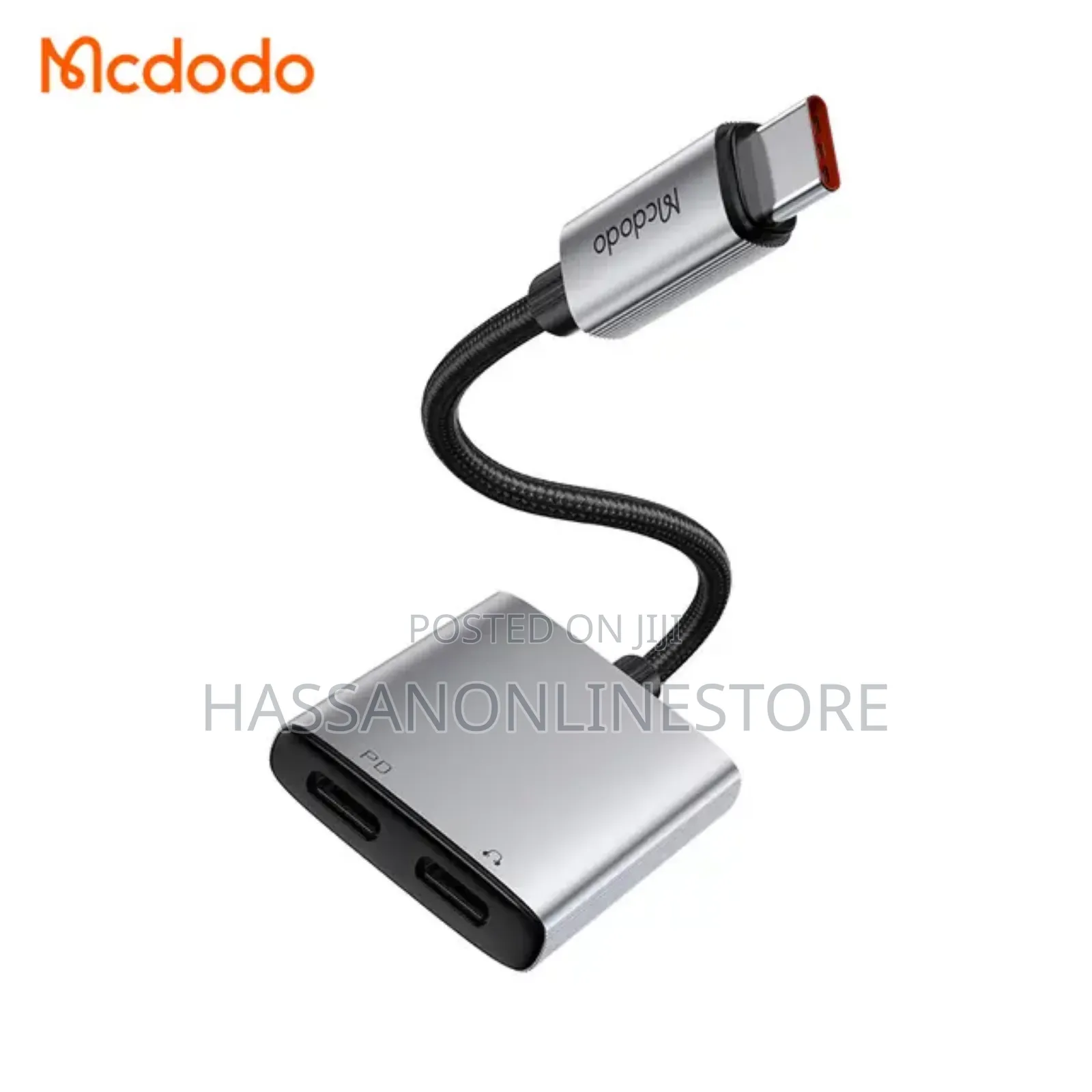 McDodo 2 in 1 USB-C to Dual USB-C Audio Adapter