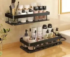 Shower Rack, Aluminum Storage Rack for Bathroom and Kitchen