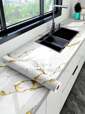 Marble Wallpaper, Peel and Stick, Waterproof, Removable